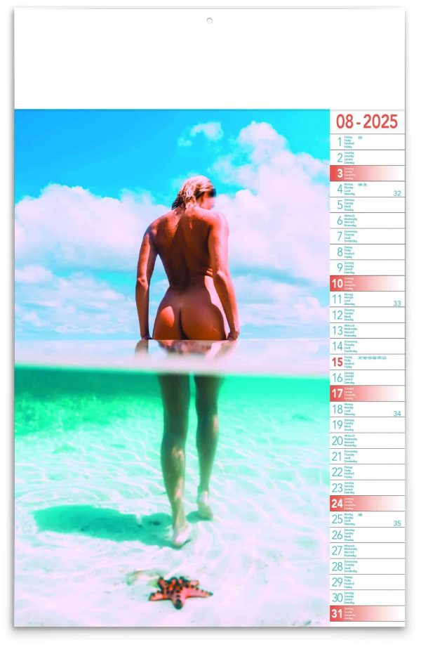 Calendrier Tropical Girls 2025 - Août