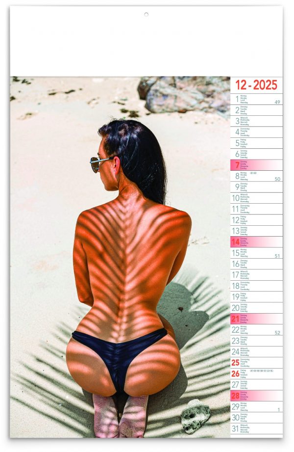 Calendrier Tropical Girls 2025 - Décembre