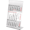 Calendrier de bureau 3 mois 2025 Steel