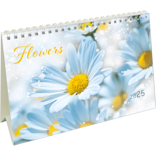 Calendrier de bureau Flowers 2025