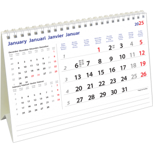 Calendrier de bureau International 2025