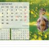 Calendrier de bureau Beautiful Nature 2025 – Avril