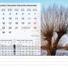 Calendrier de bureau Beautiful Nature 2025 – Décembre