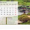 Calendrier de bureau Beautiful Nature 2025 – Juin