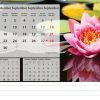 Calendrier de bureau Beautiful Nature 2025 – Septembre