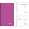 Agenda de poche Visuplan 2025 spirale violet