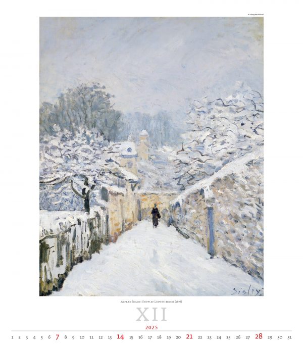 Calendrier Art Impressionism 2025 - Décembre